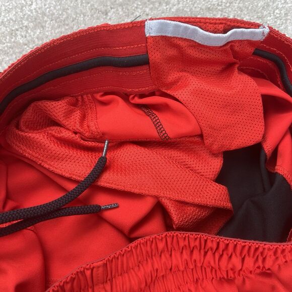 Nike Shorts Mens Medium Red Black Basketball Dri Fit Performance Athletic Gym - Picture 3 of 7